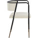 Brenan Zenith Alabaster Dining Armchair